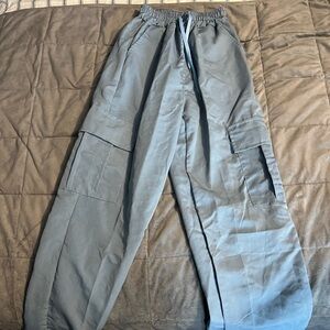 blue joggers, super lightweight